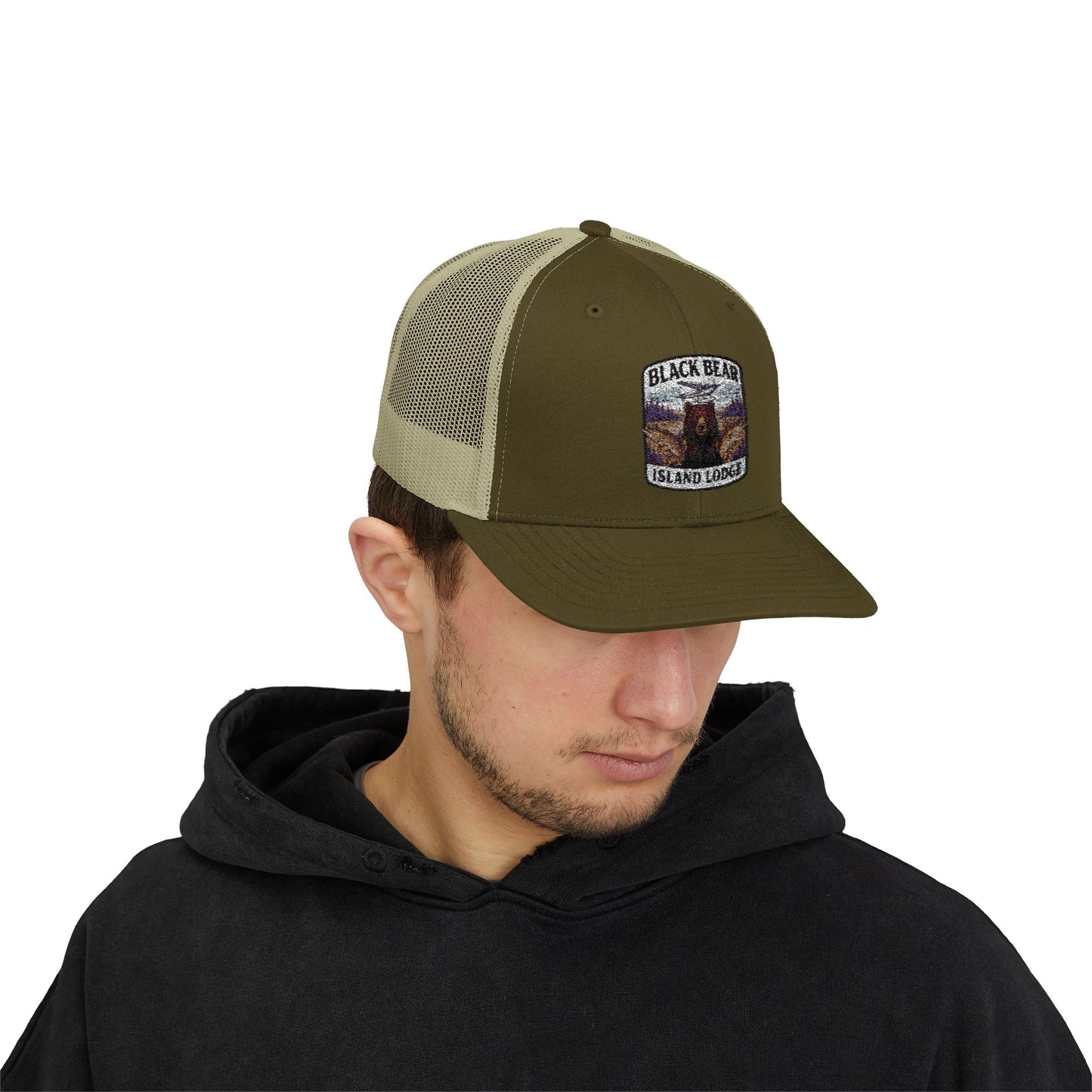Black Bear Island Lodge Trucker Cap