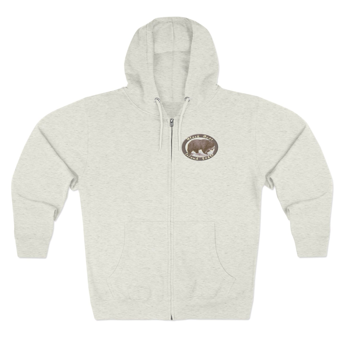 Black Bear Island Lodge Zip Hoodie