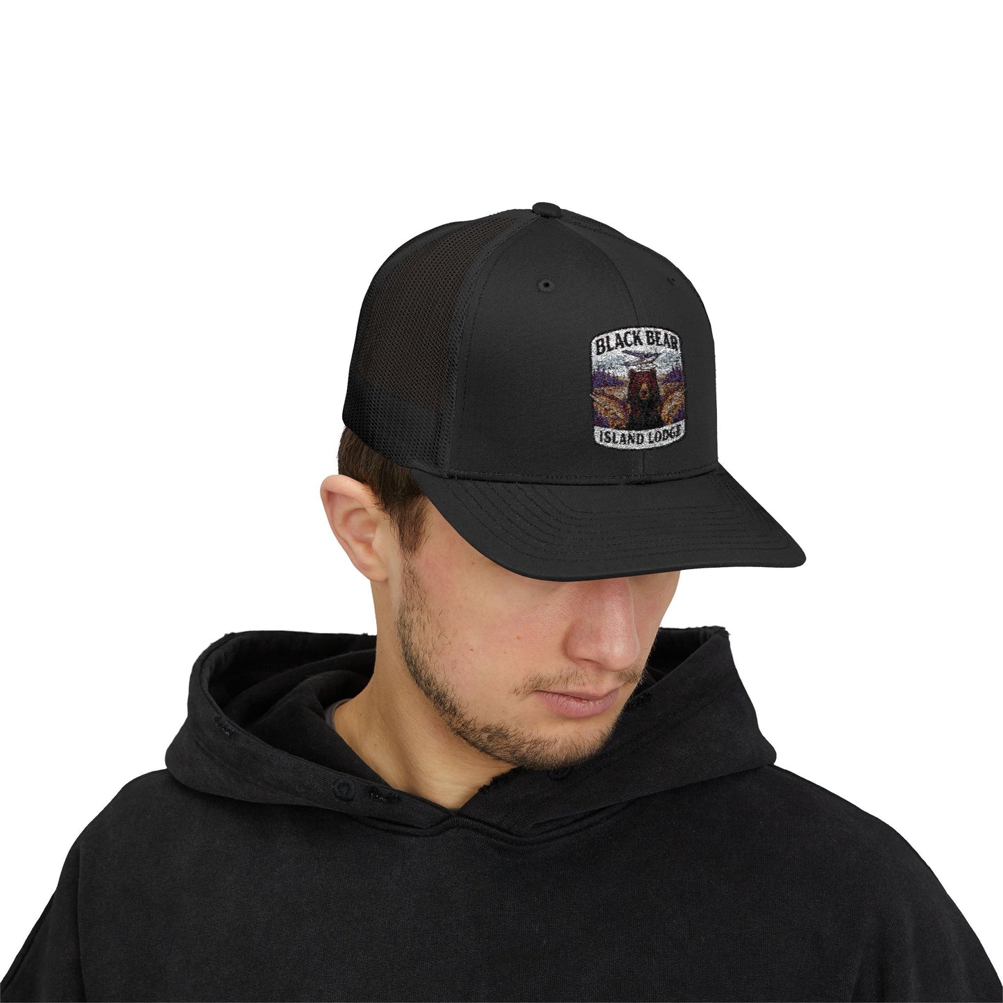 Black Bear Island Lodge Trucker Cap