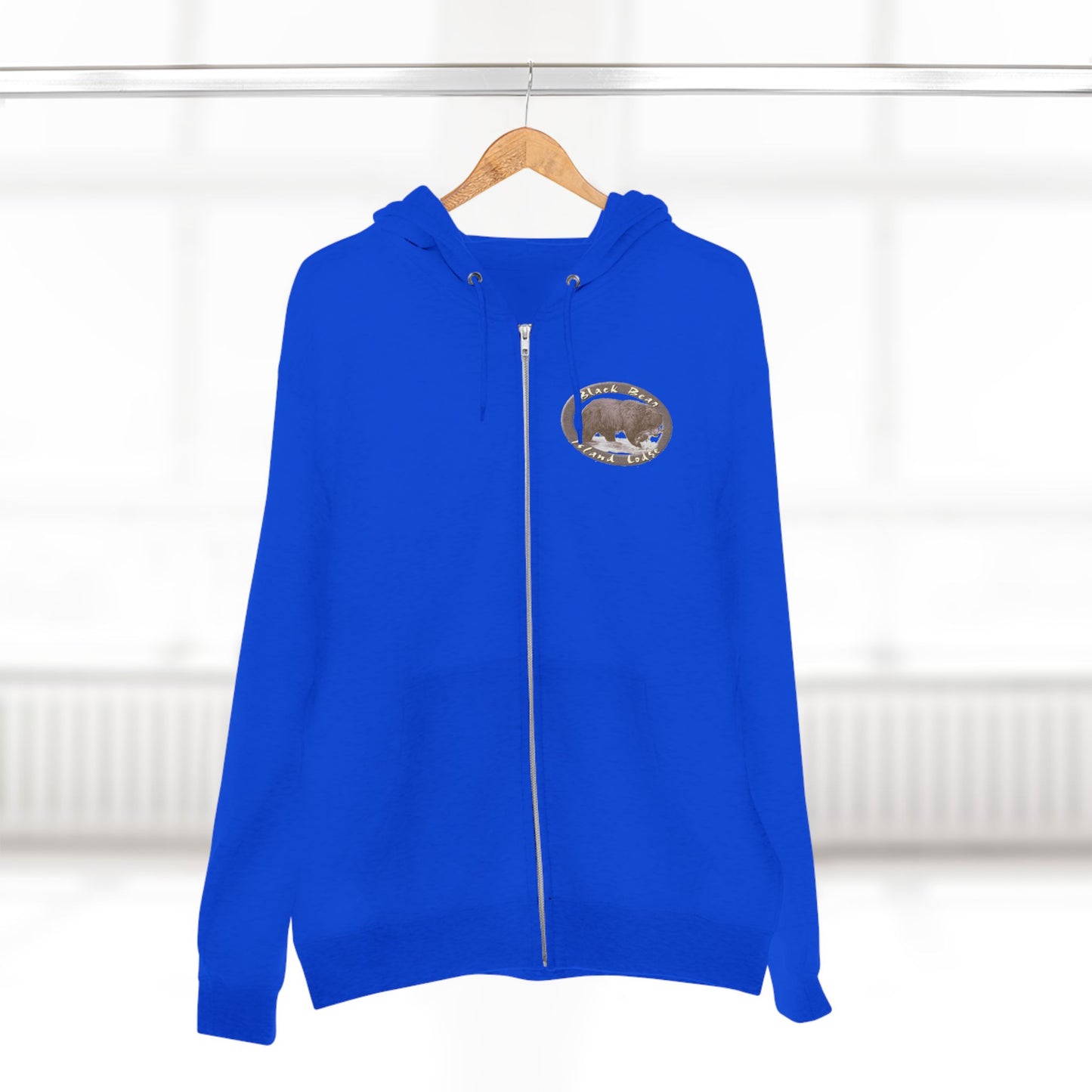 Black Bear Island Lodge Zip Hoodie