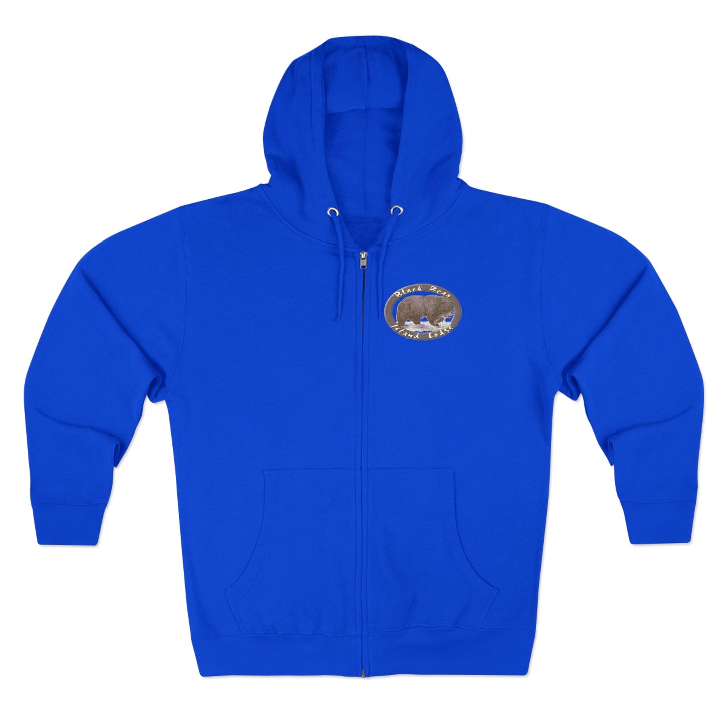 Black Bear Island Lodge Zip Hoodie