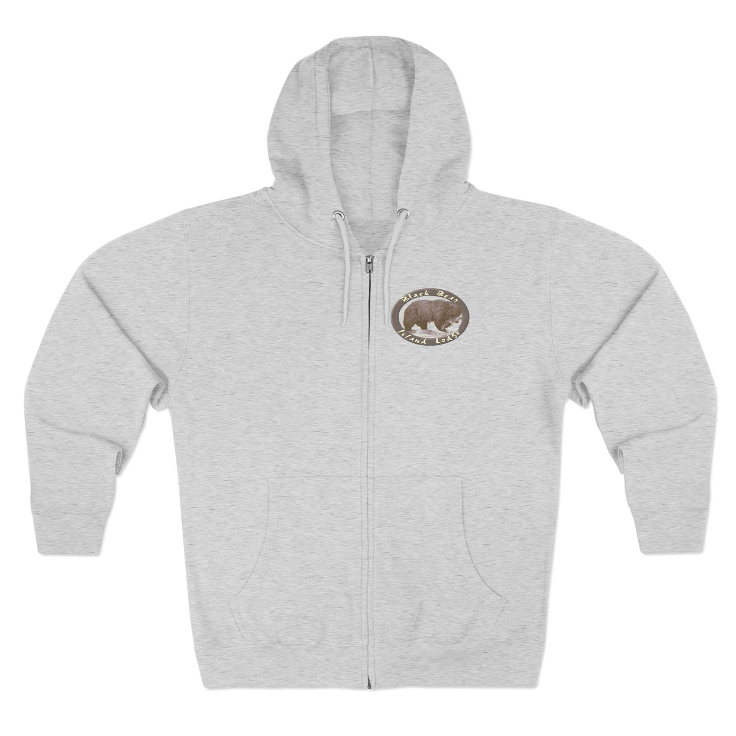 Black Bear Island Lodge Zip Hoodie