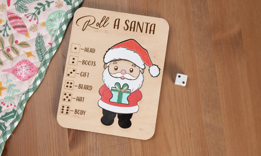 Roll A Santa (Kids Game)