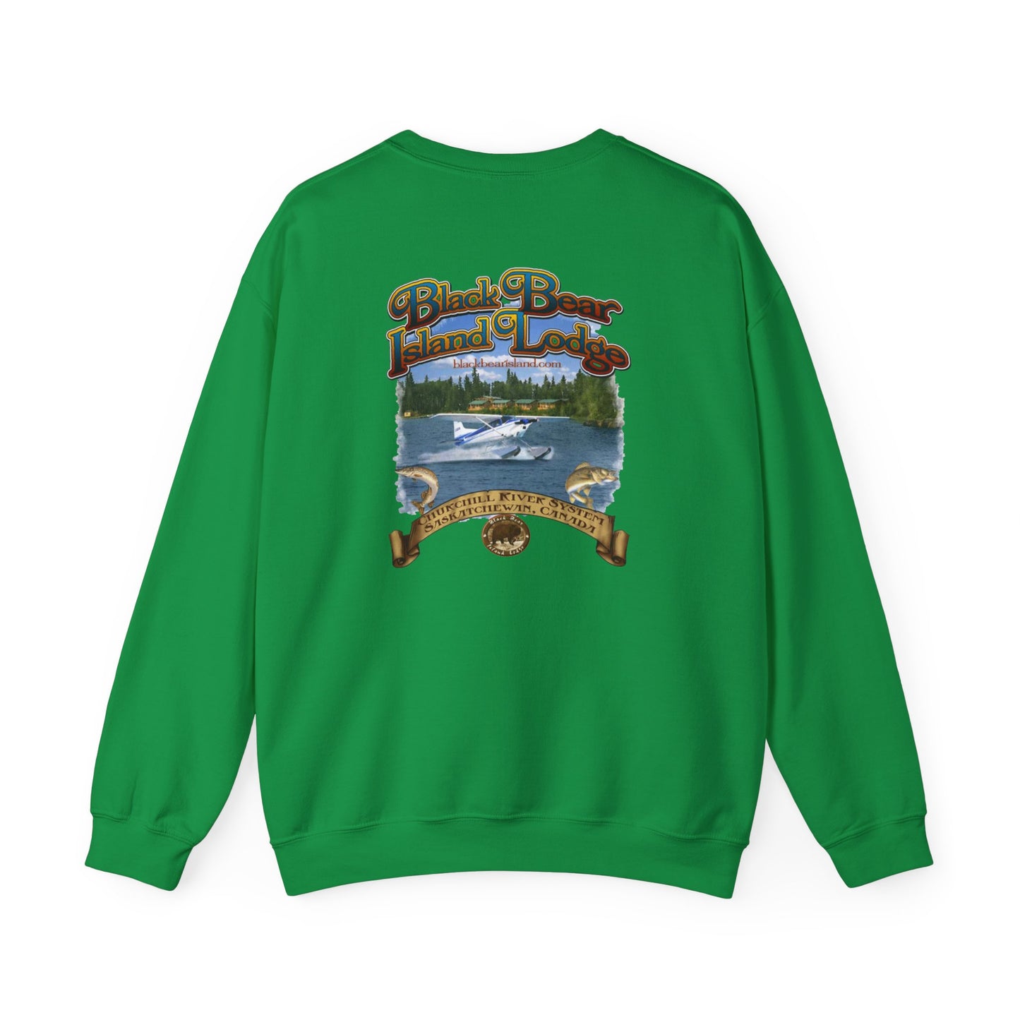 The Black Bear Island Lodge Crewneck Sweatshirt