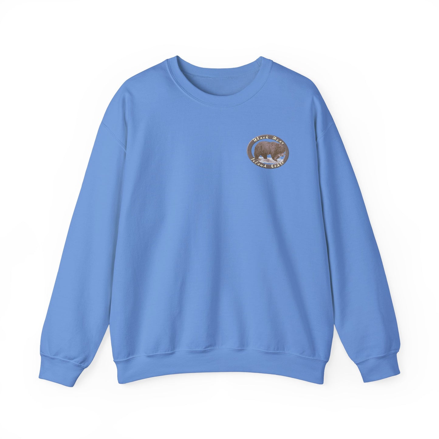 The Black Bear Island Lodge Crewneck Sweatshirt