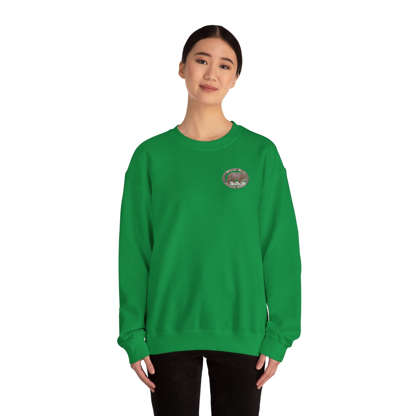 The Black Bear Island Lodge Crewneck Sweatshirt