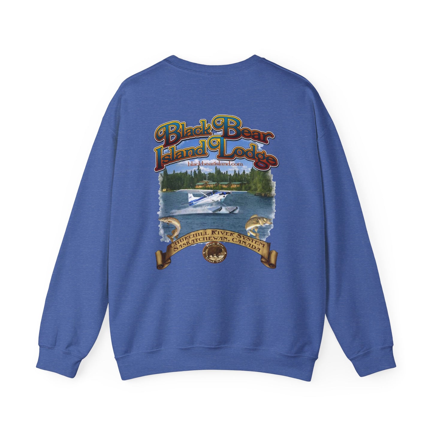 The Black Bear Island Lodge Crewneck Sweatshirt