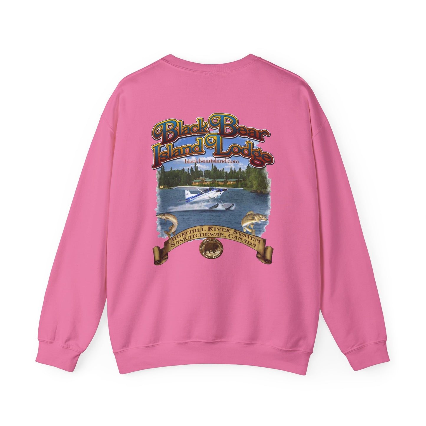 The Black Bear Island Lodge Crewneck Sweatshirt