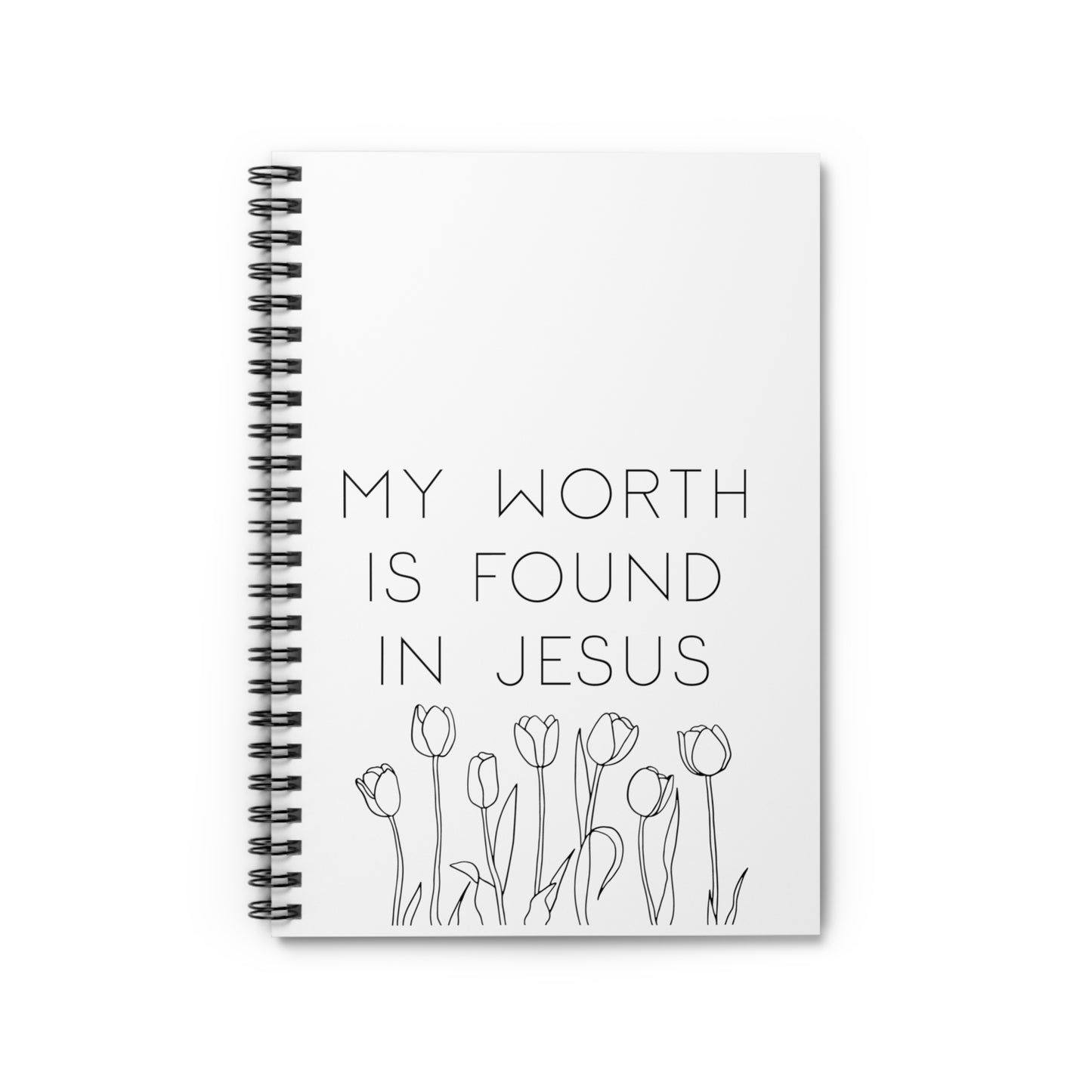 My With Is Found In Jesus Spiral Notebook