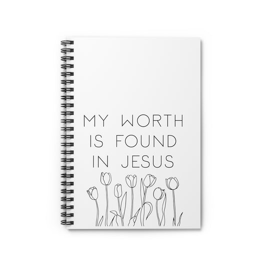 My With Is Found In Jesus Spiral Notebook