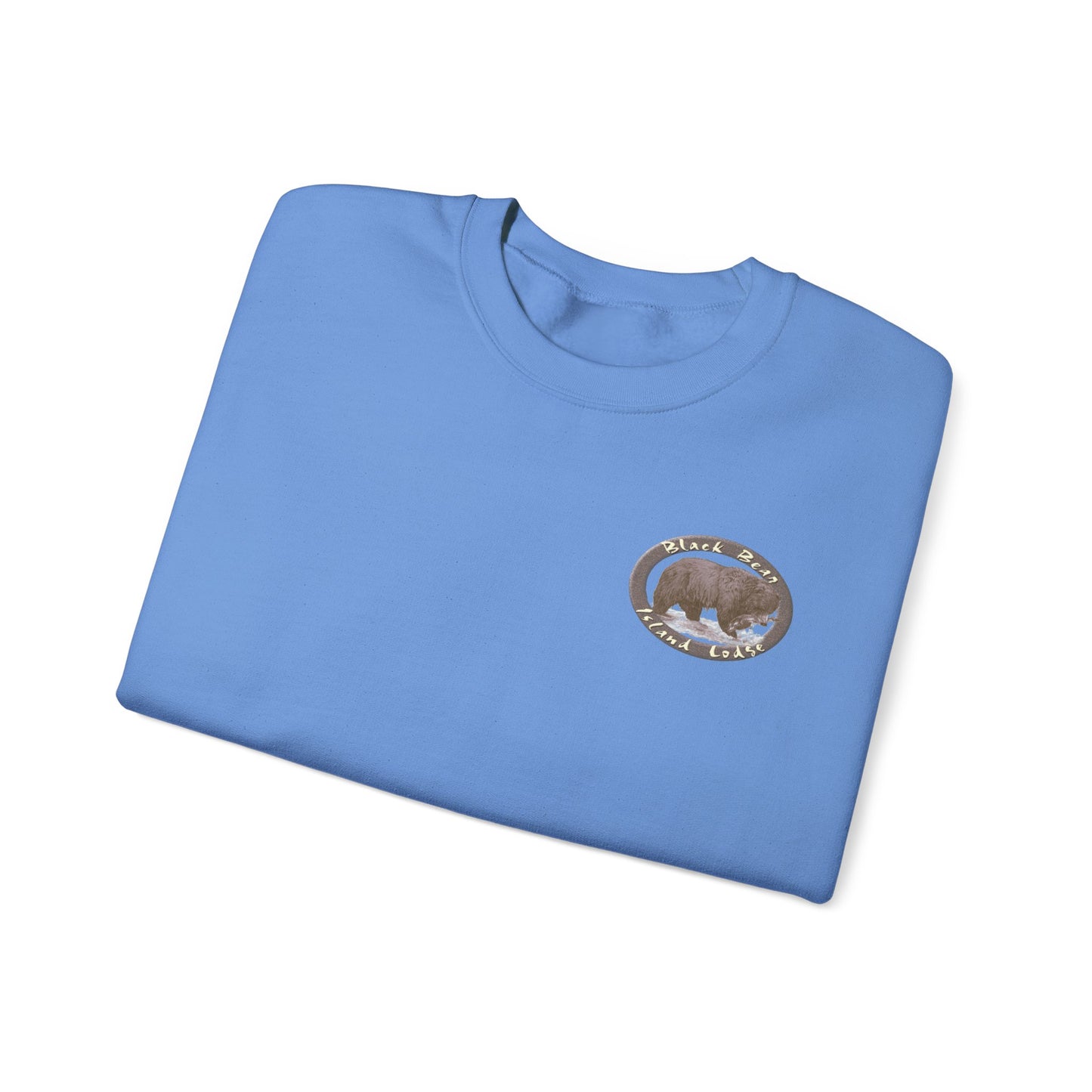 The Black Bear Island Lodge Crewneck Sweatshirt