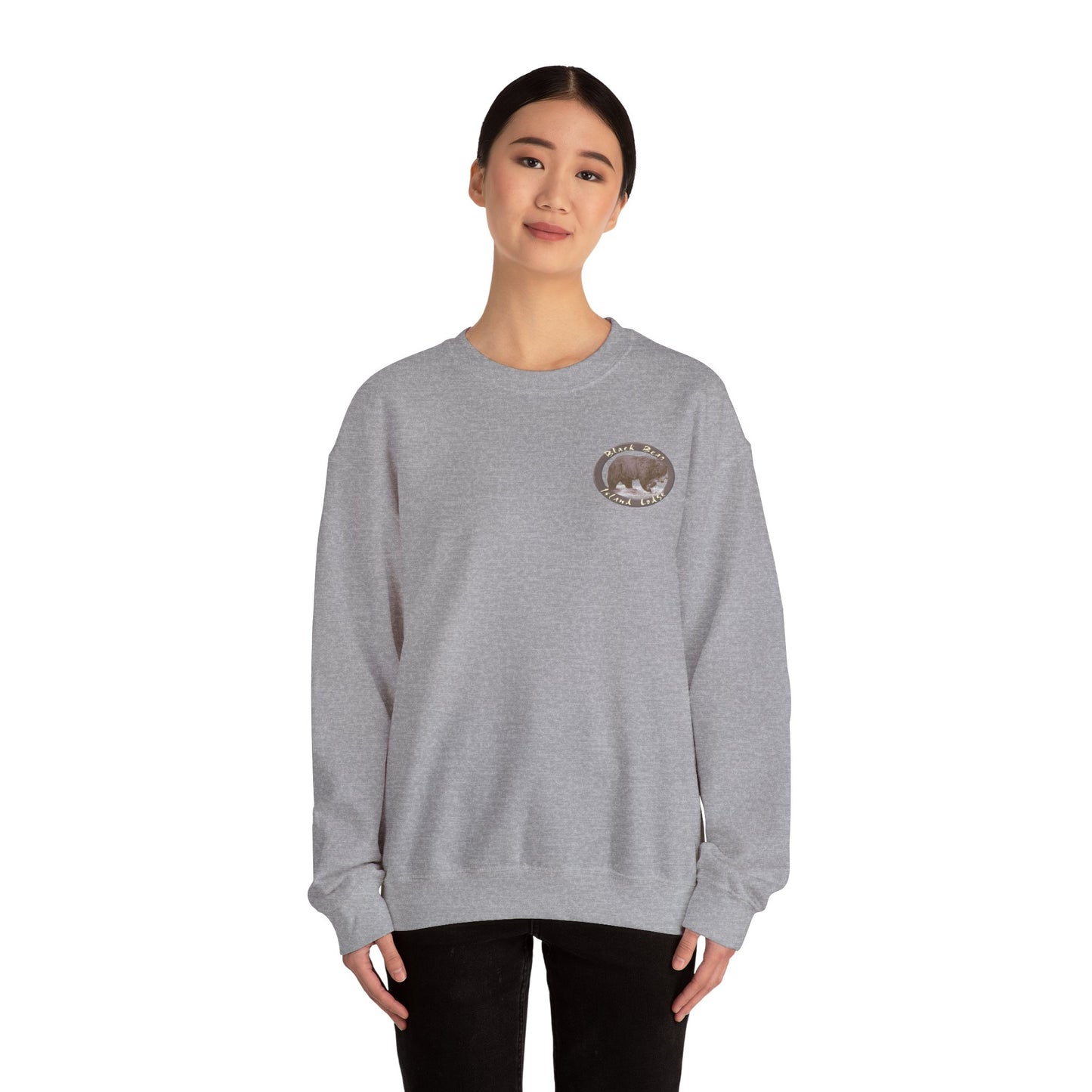 The Black Bear Island Lodge Crewneck Sweatshirt