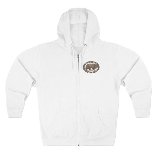 Black Bear Island Lodge Zip Hoodie