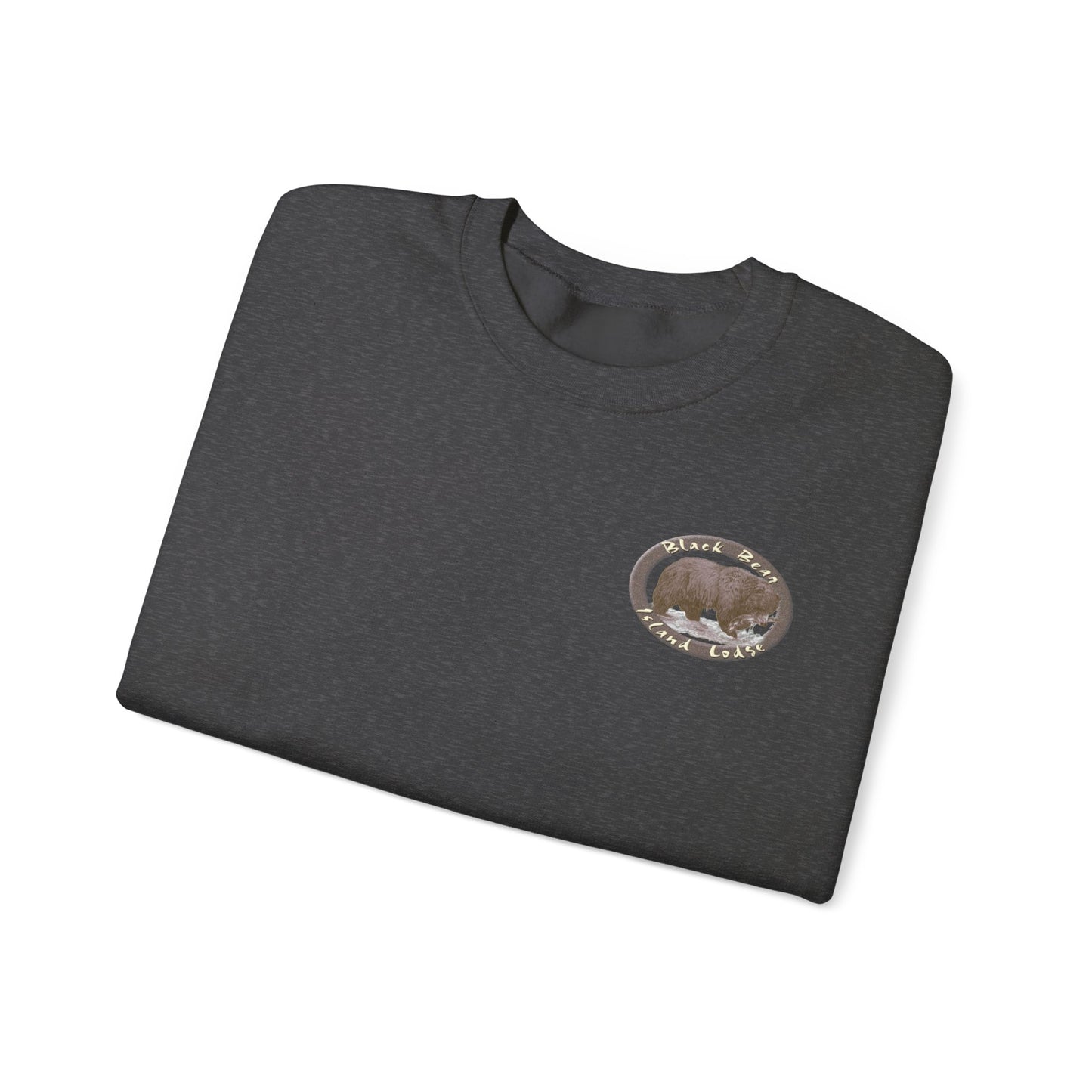 The Black Bear Island Lodge Crewneck Sweatshirt