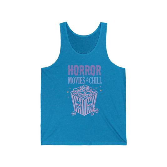 Horror Movie and Chill Jersey Tank