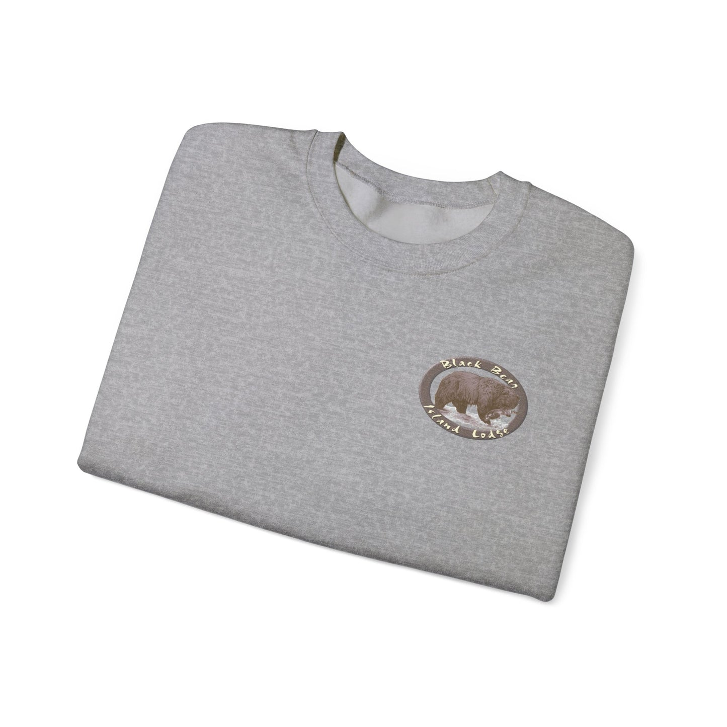 The Black Bear Island Lodge Crewneck Sweatshirt