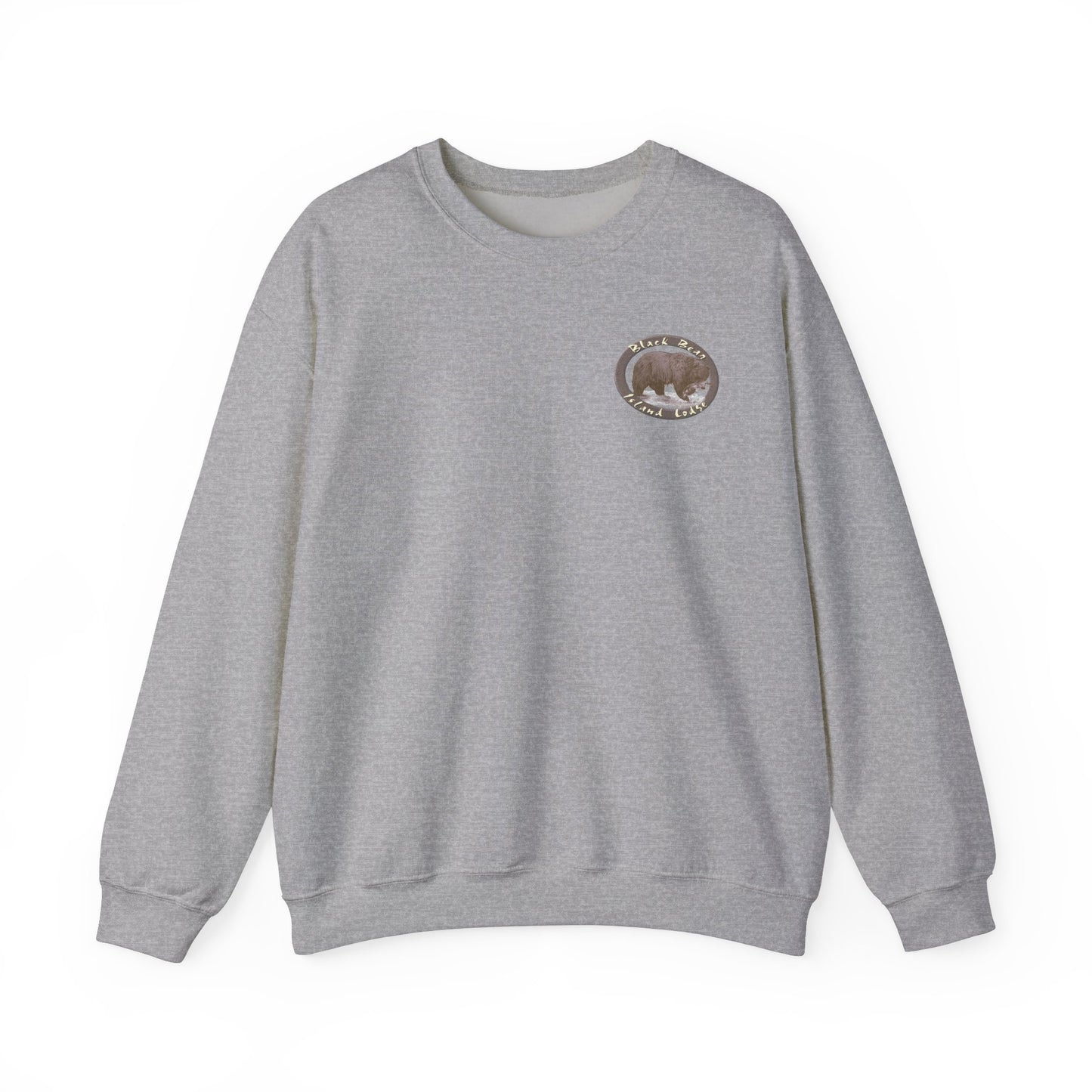 The Black Bear Island Lodge Crewneck Sweatshirt