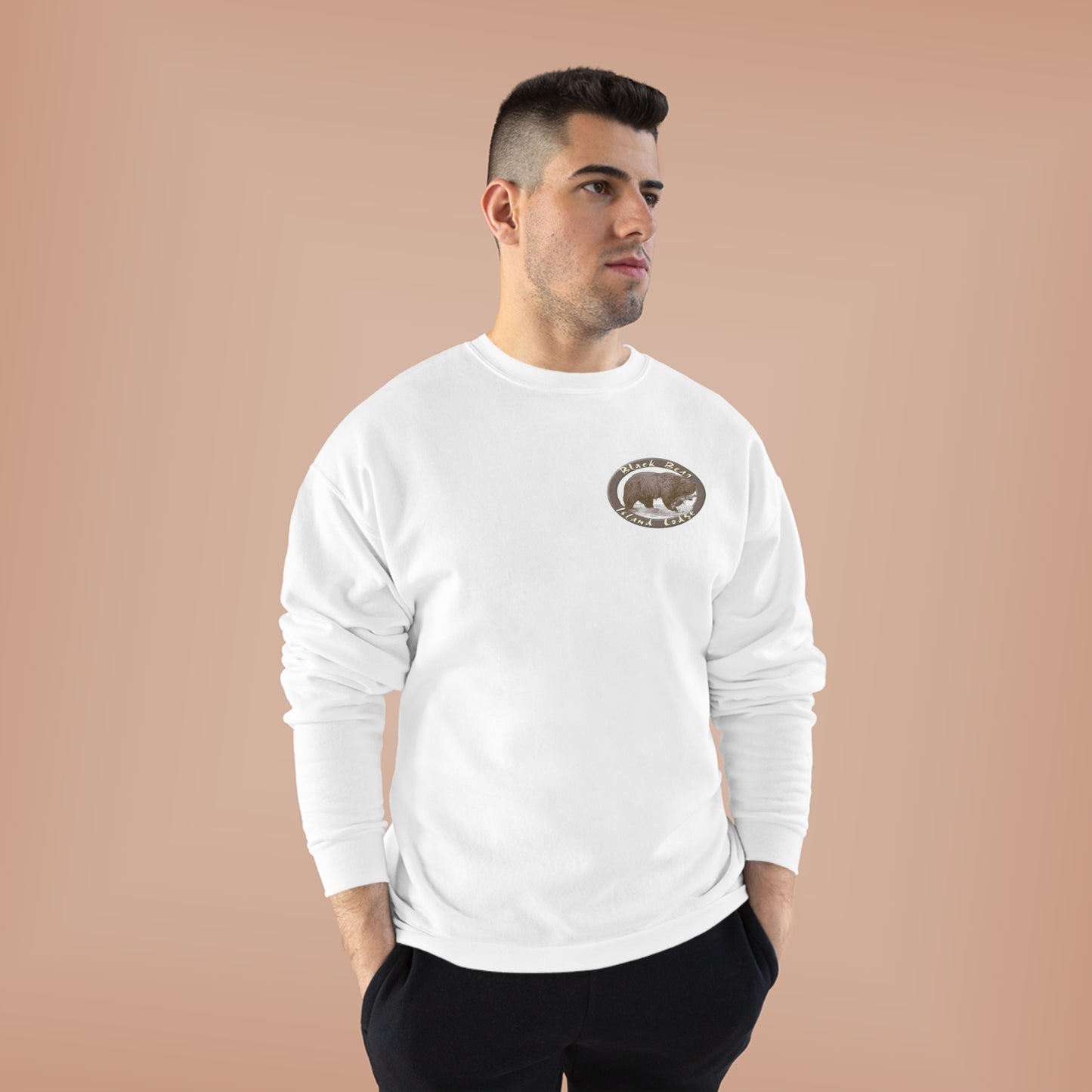 The Black Bear Island Lodge Crewneck Sweatshirt