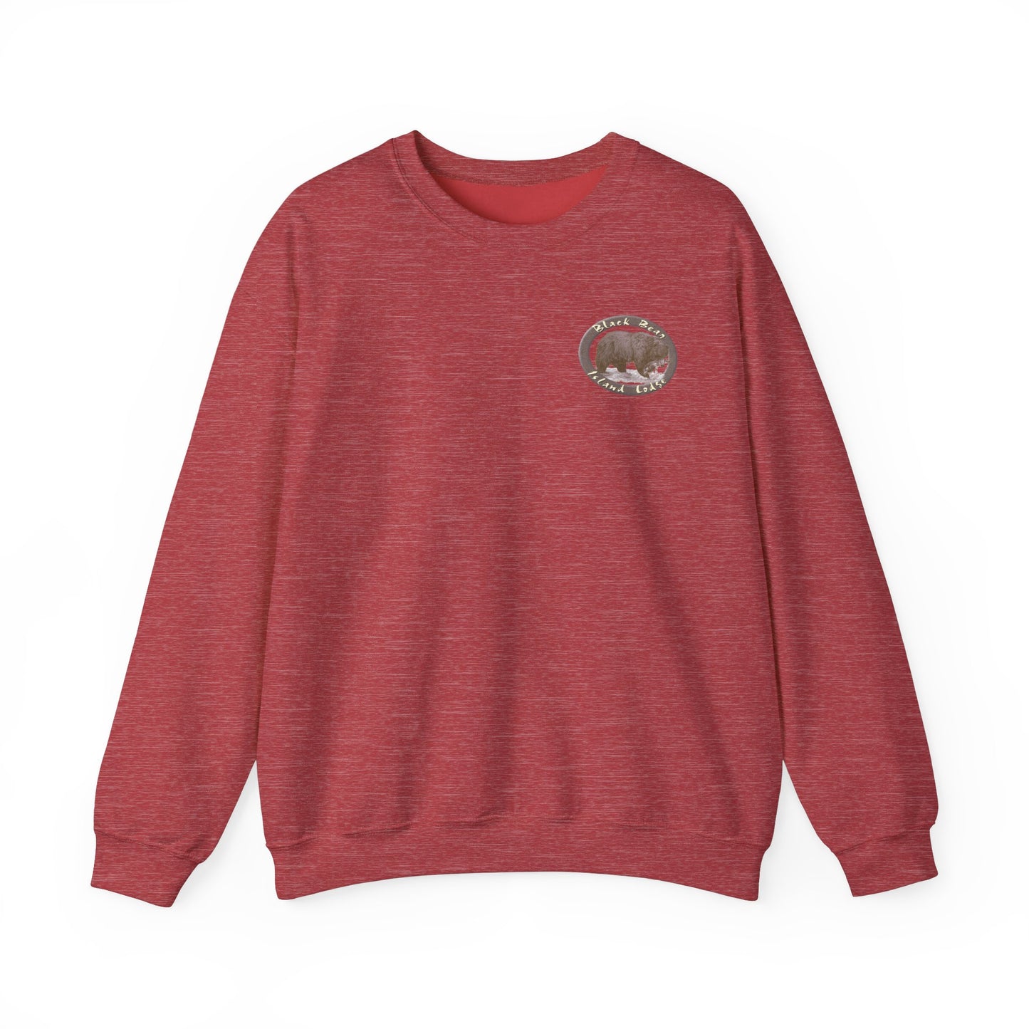 The Black Bear Island Lodge Crewneck Sweatshirt