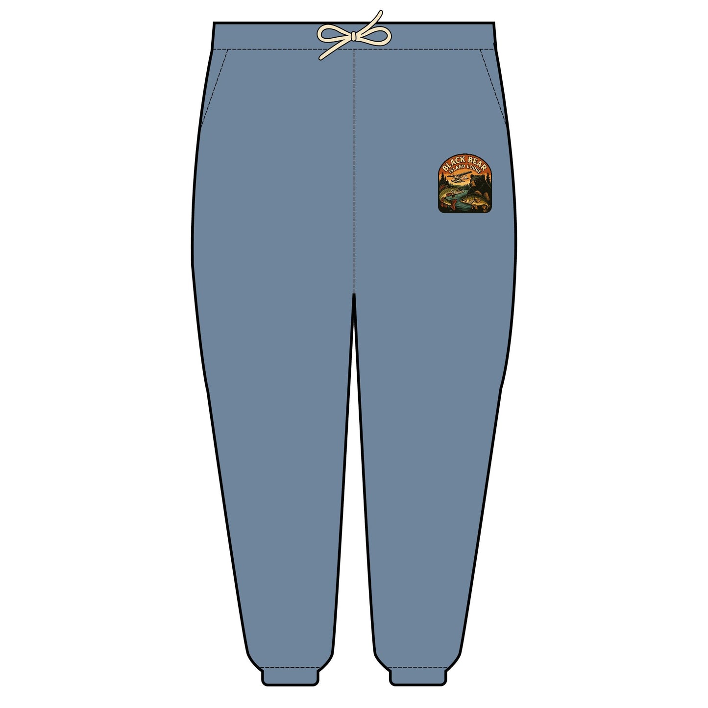 Black Bear Island Lodge Garment-Dyed Fleece Sweatpants