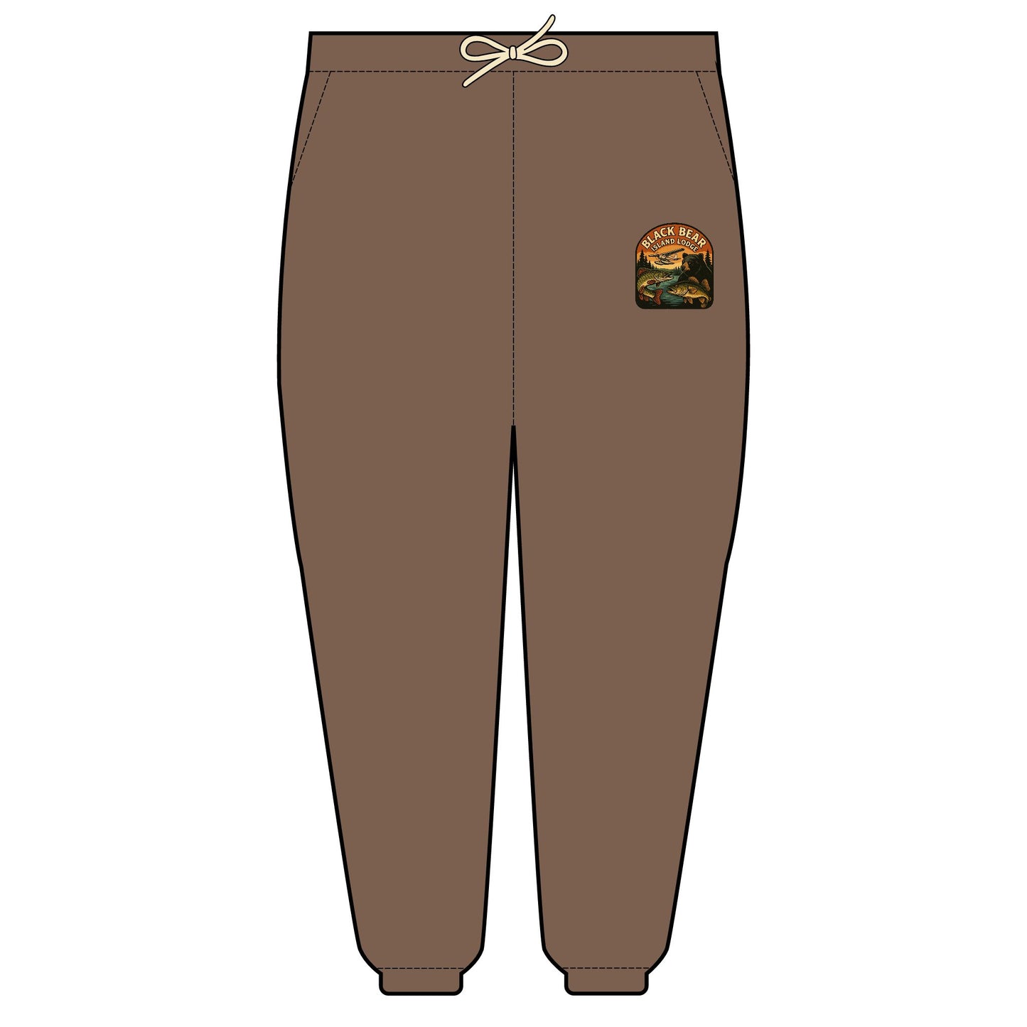 Black Bear Island Lodge Garment-Dyed Fleece Sweatpants