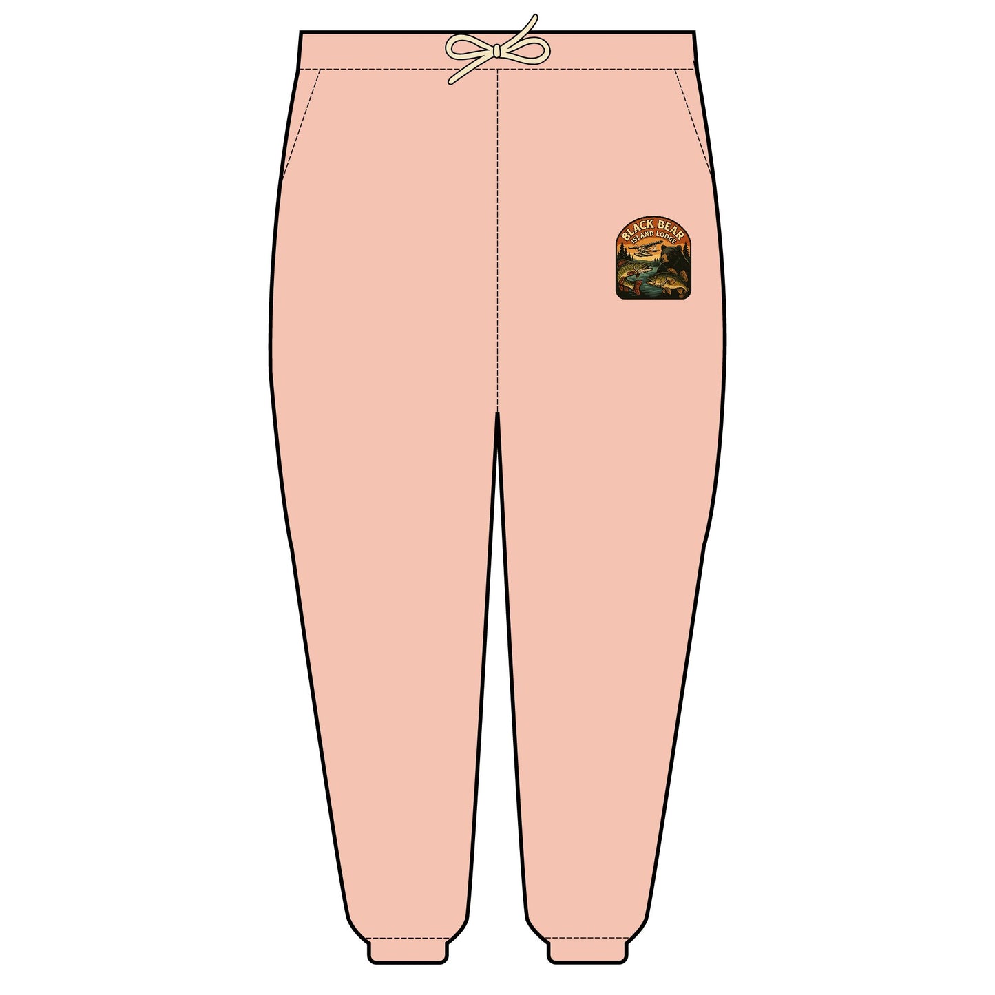 Black Bear Island Lodge Garment-Dyed Fleece Sweatpants