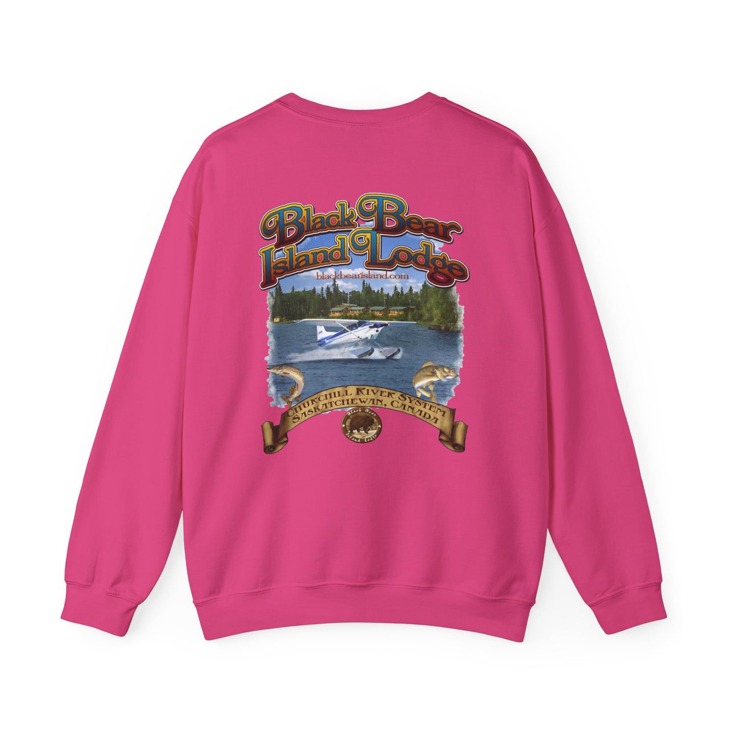 The Black Bear Island Lodge Crewneck Sweatshirt