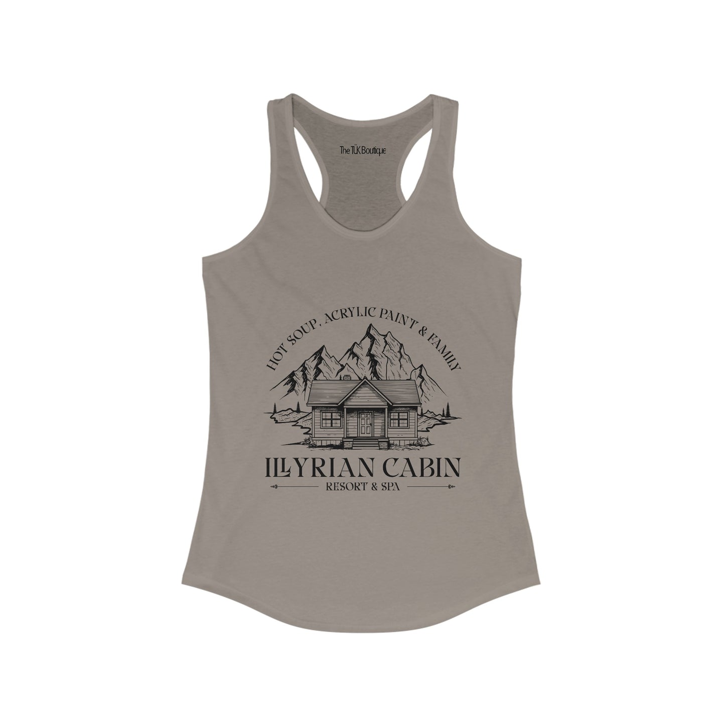 Illerian Cabin Resort and Spa Racerback Tank