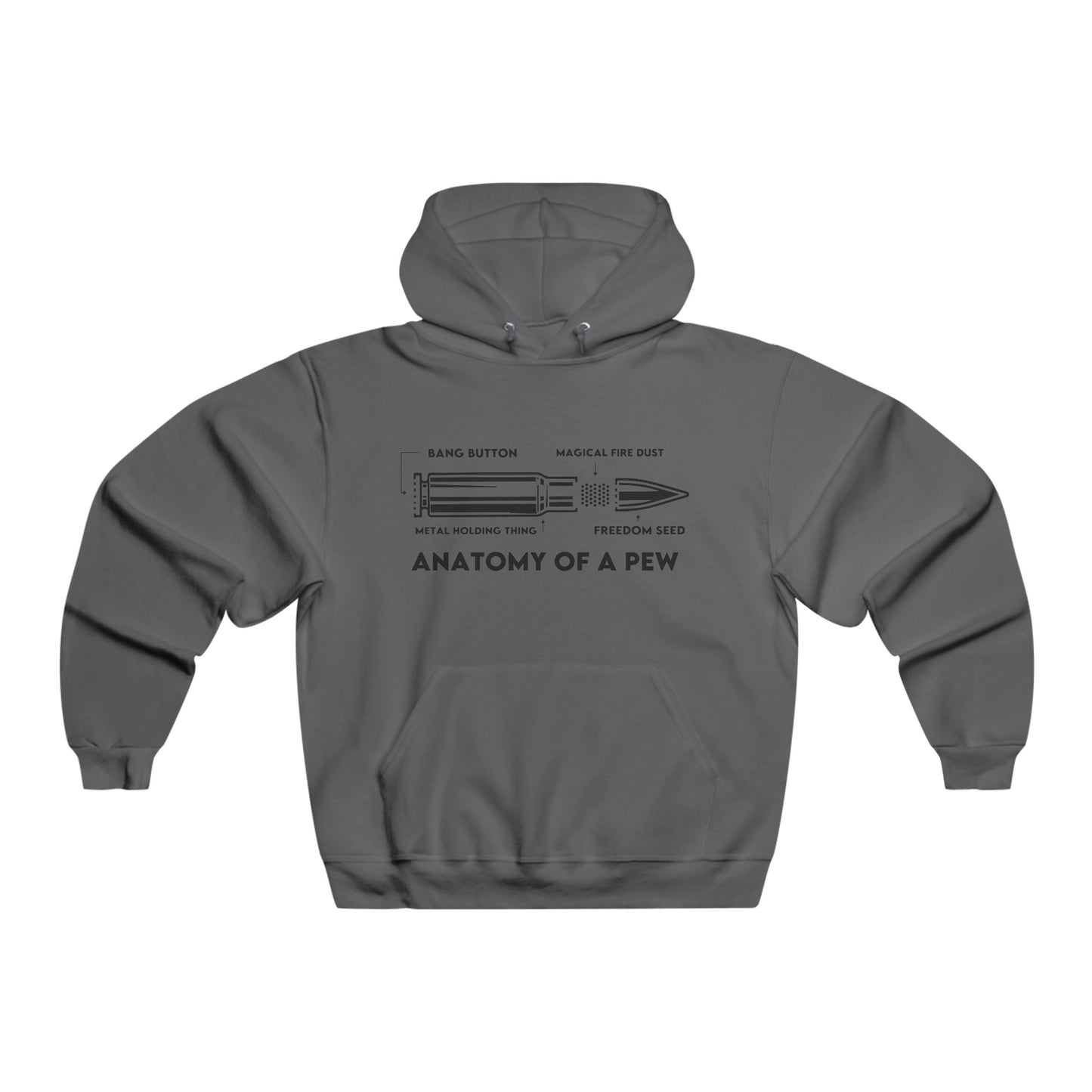 Anatomy of a Pew Hooded Sweatshirt