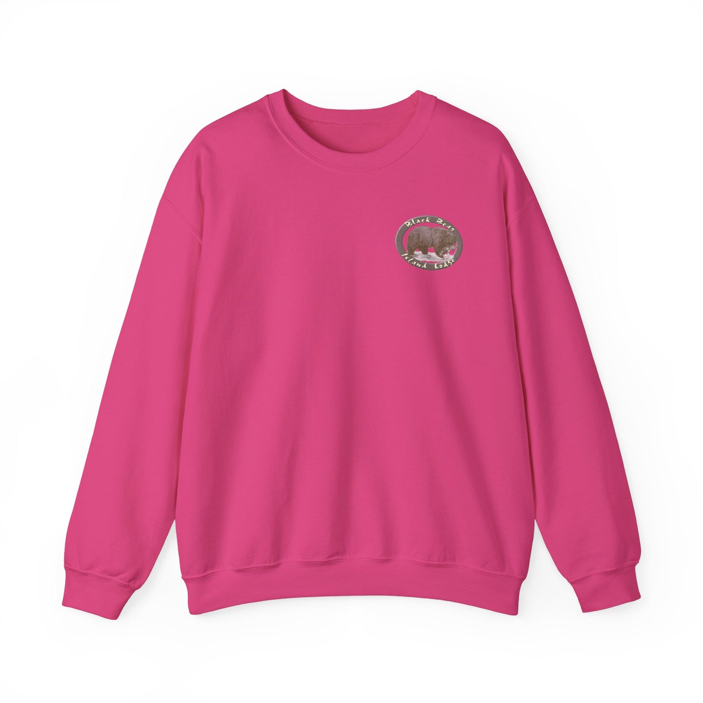 The Black Bear Island Lodge Crewneck Sweatshirt