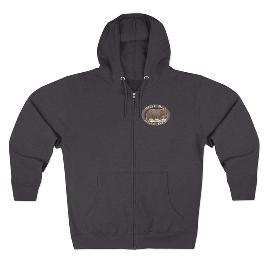 Black Bear Island Lodge Zip Hoodie