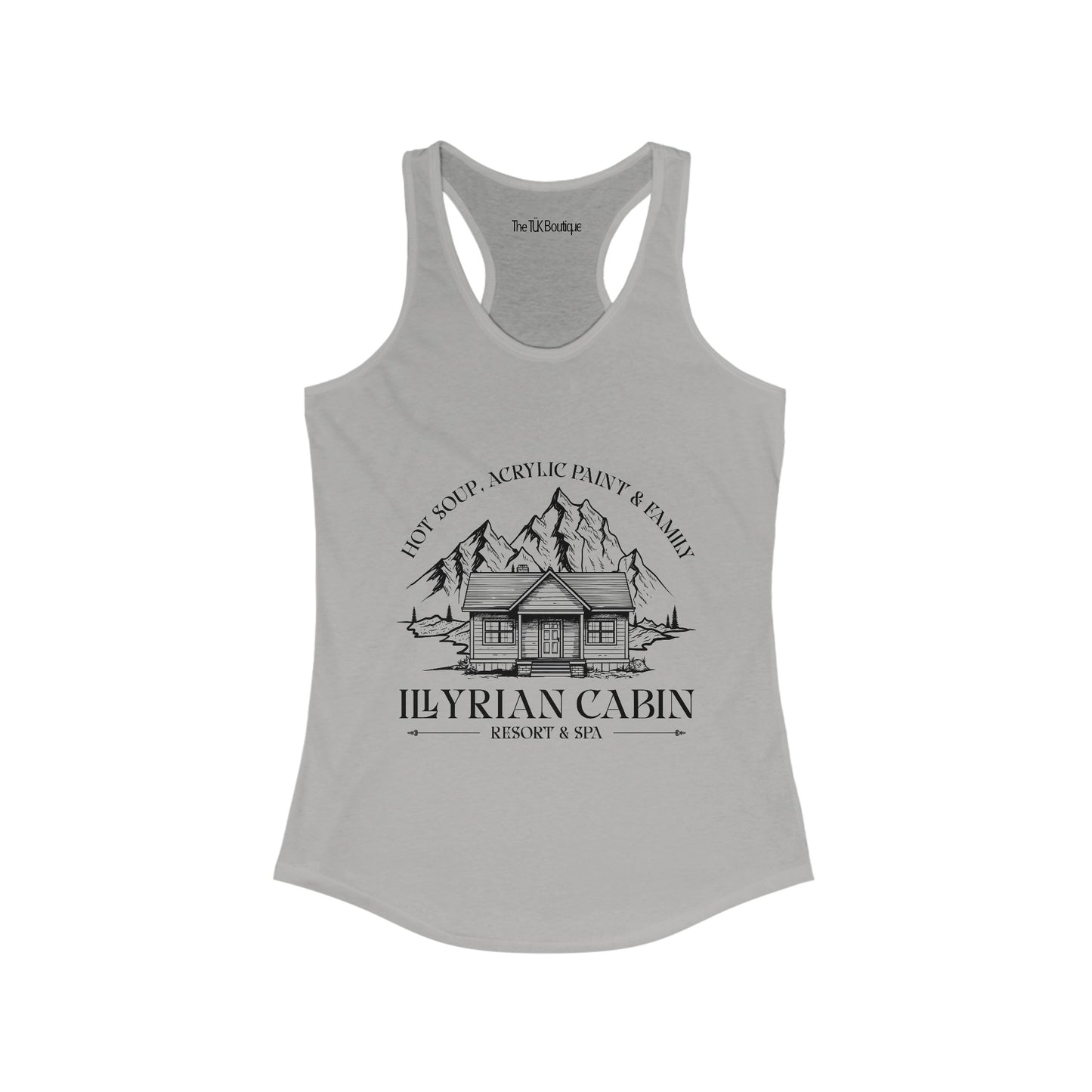 Illerian Cabin Resort and Spa Racerback Tank