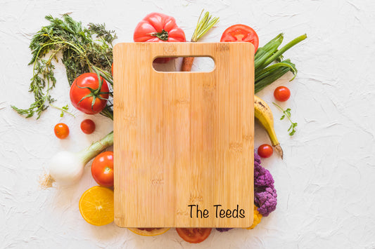 The Custom Bamboo Cutting Board