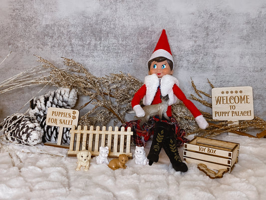 Puppy Palace - Elf On the Shelf Prop