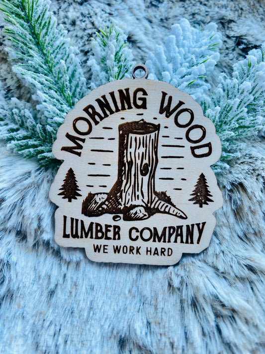 The Morning Wood Ornament