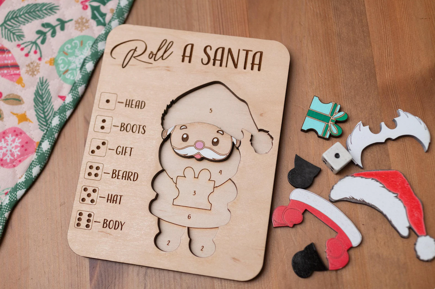 Roll A Santa (Kids Game)