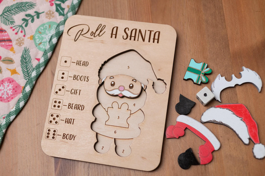 Roll A Santa (Kids Game)